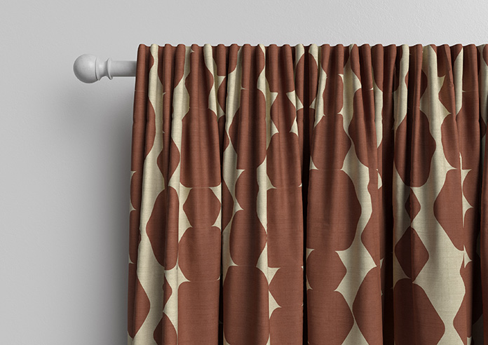 Construct, Burnt Orange - Made to Measure Curtains - Image 10